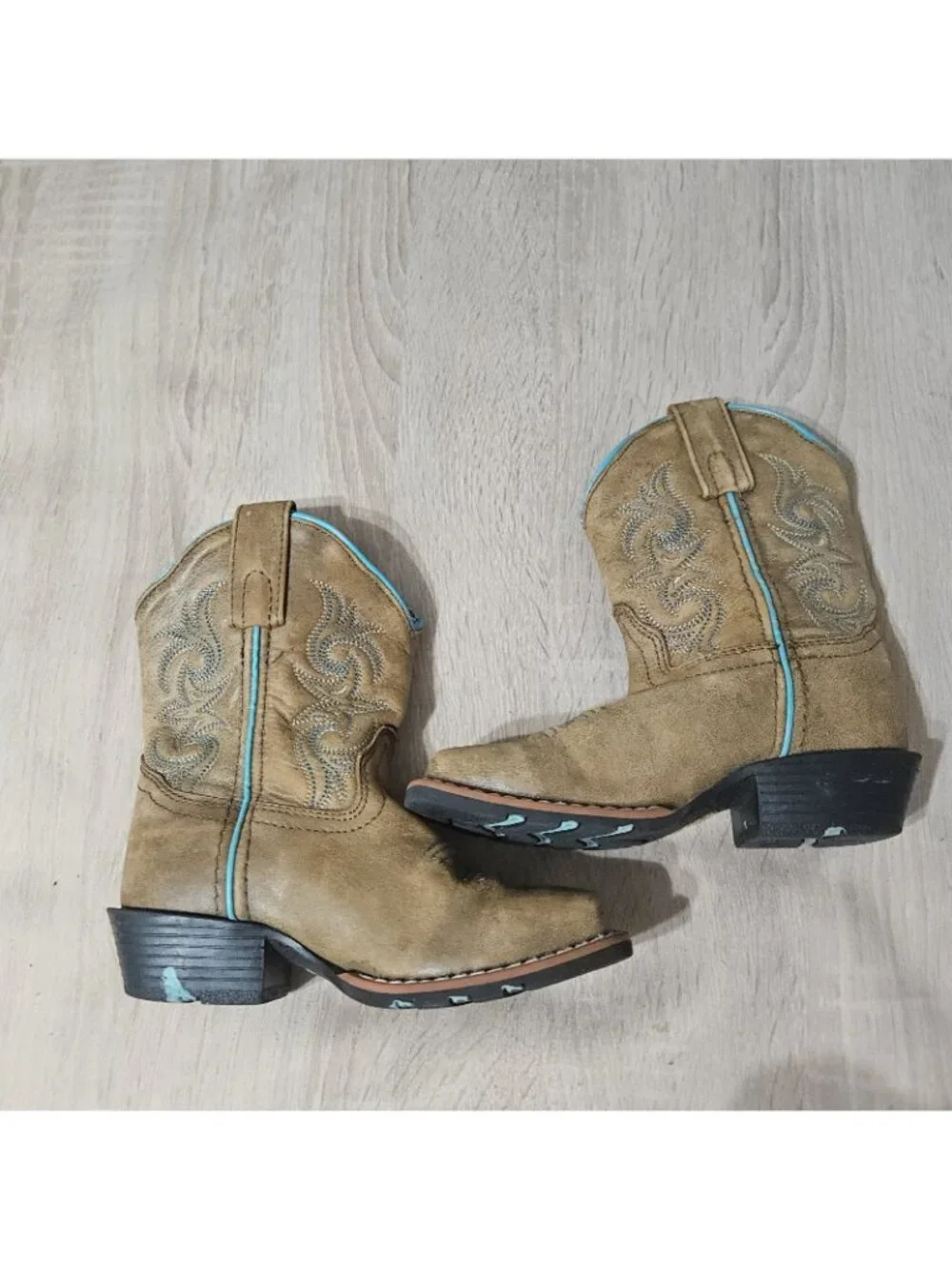 Dan Post Sadie Mae Boots Girls Kids Size 11 D Brown Leather Cowboy Western